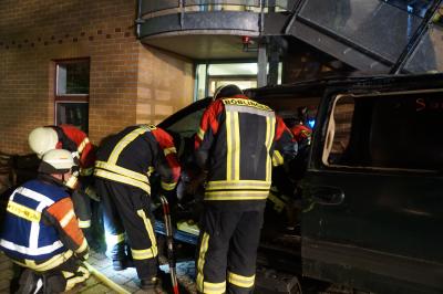 Uebung der Feuerwehr Boeblingen